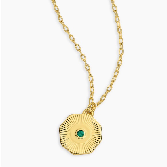 Gorjana Birthstone CoinPendant Necklace (New in Box) - Picture 2 of 7